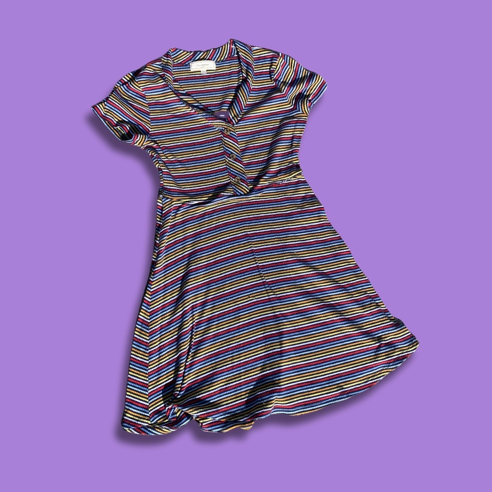 Striped Skater Dress